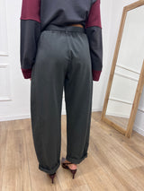 PANTALONE BALLON STELLINA TELA DENIM PIOMBO SUSY MIX