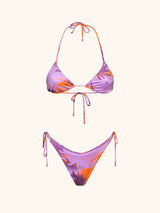 BIKINI TRIANGOLO CON SLIP AMERICANO REGOLABILE ARANCIO ME FUI