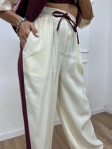 PANTALONE LACCIO BANDA CUPRO IRINA BURRO MOTEL
