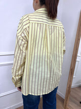 CAMICIA OVER GESSATA PENNY GIALLO SUSY MIX