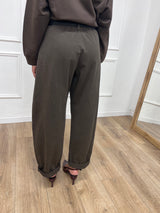 PANTALONE BALLON STELLINA TELA DENIM MORO SUSY MIX