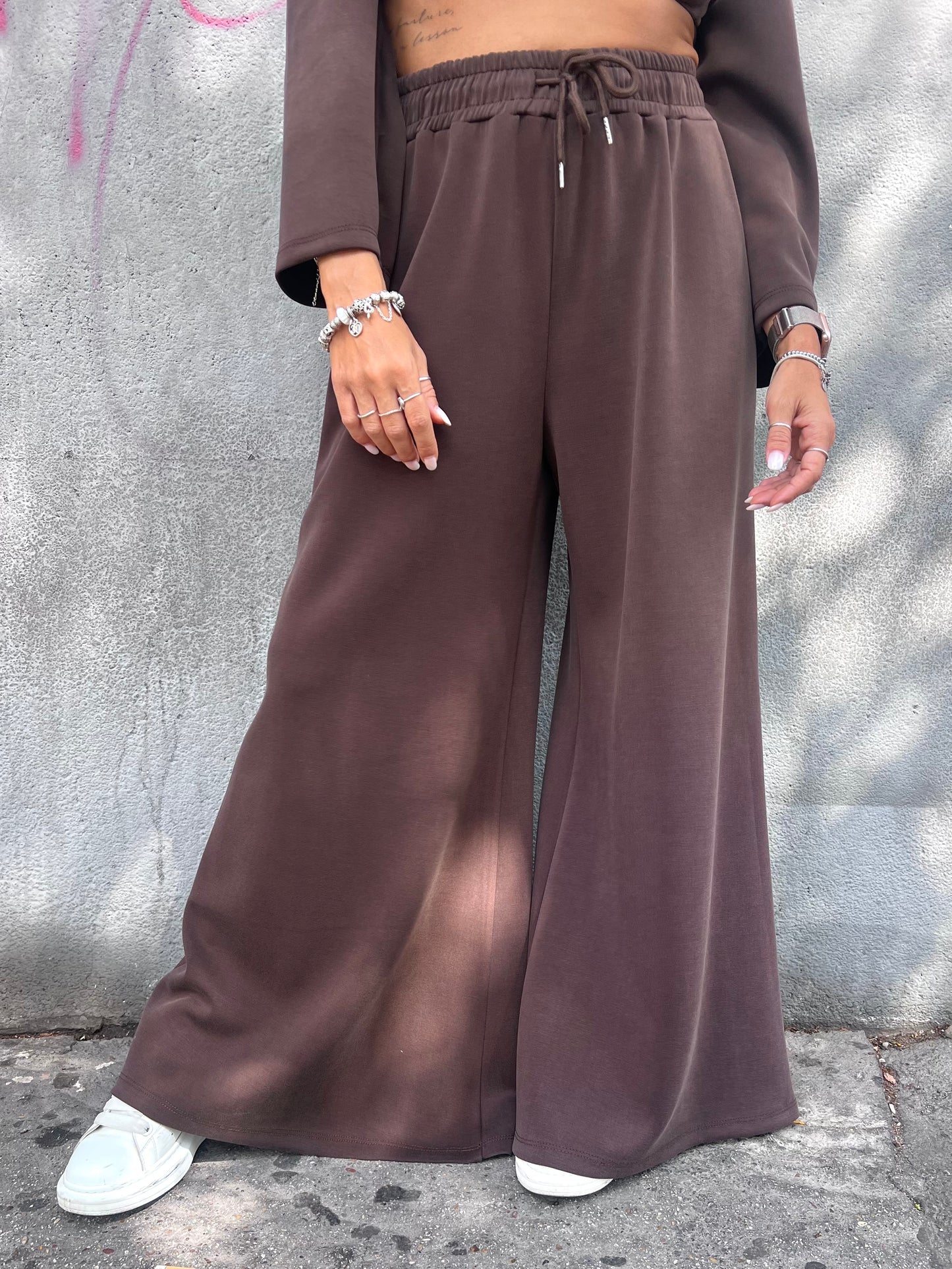 SUSY MIX COMPLETO FELPA& PANTALONE MARIKA CIOCCOLATO