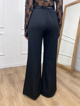PANTALONE PALAZZO FLUIDO MARTA NERO SUSY MIX