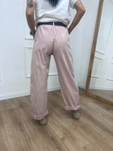 PANTALONE COTONE BALLON  STELLINA ROSA SUSY MIX