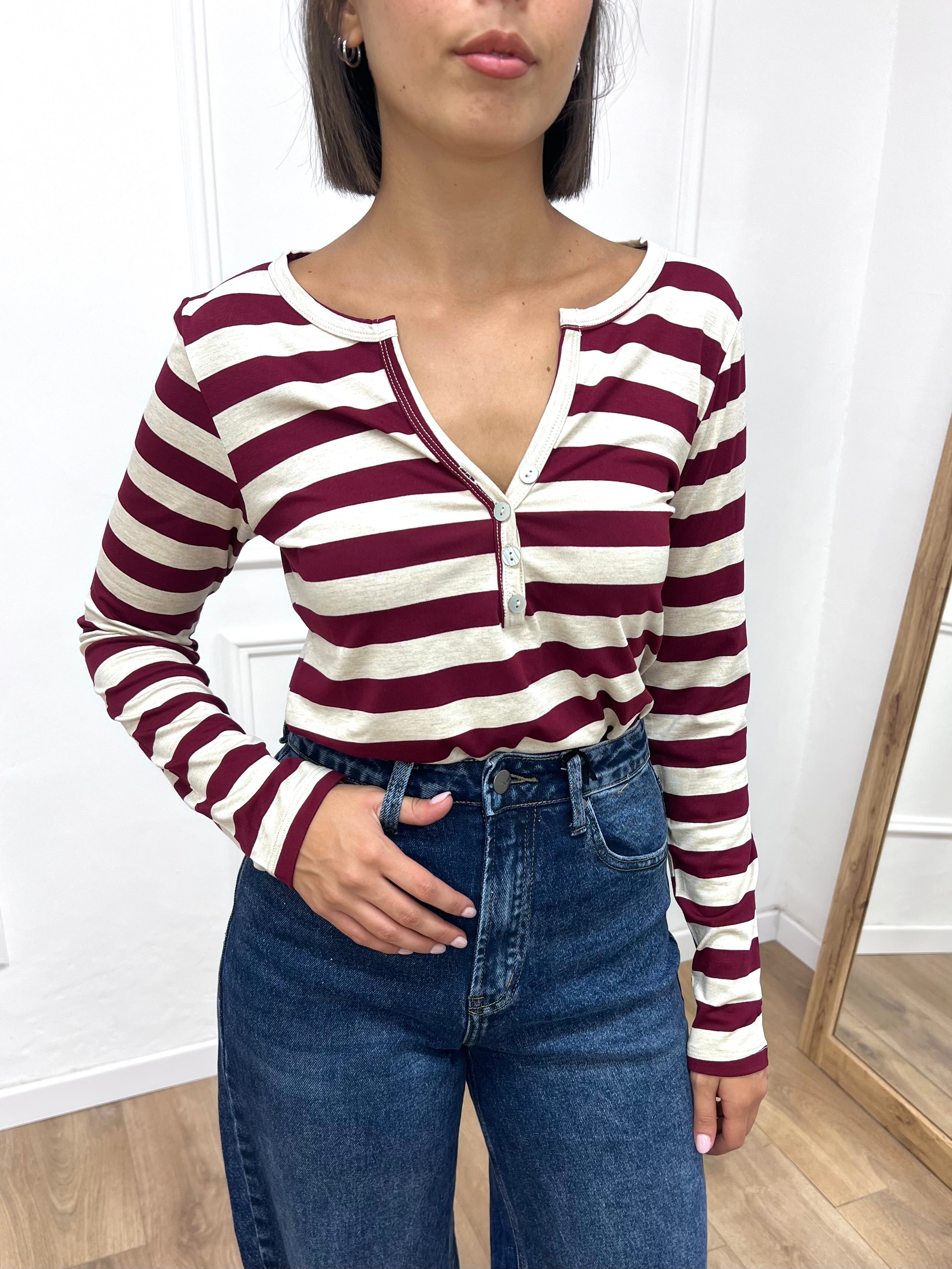 MAGLIA SERAFINO SCOLLO V RIGATA BAROLO SUSY MIX