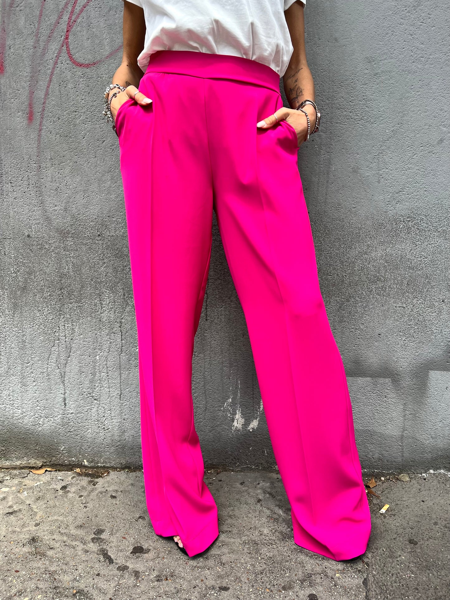 SUSY MIX COMPLETO GIACCA FUSCIACCA, PANTALONE FUCSIA