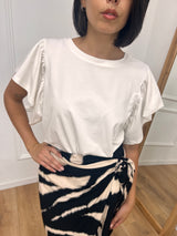 T-SHIRT GIRO M/M ROUCHES MAURA BIANCO SUSY MIX