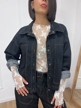 GIUBBINO DENIM SCATOLA DARK SUSY MIX