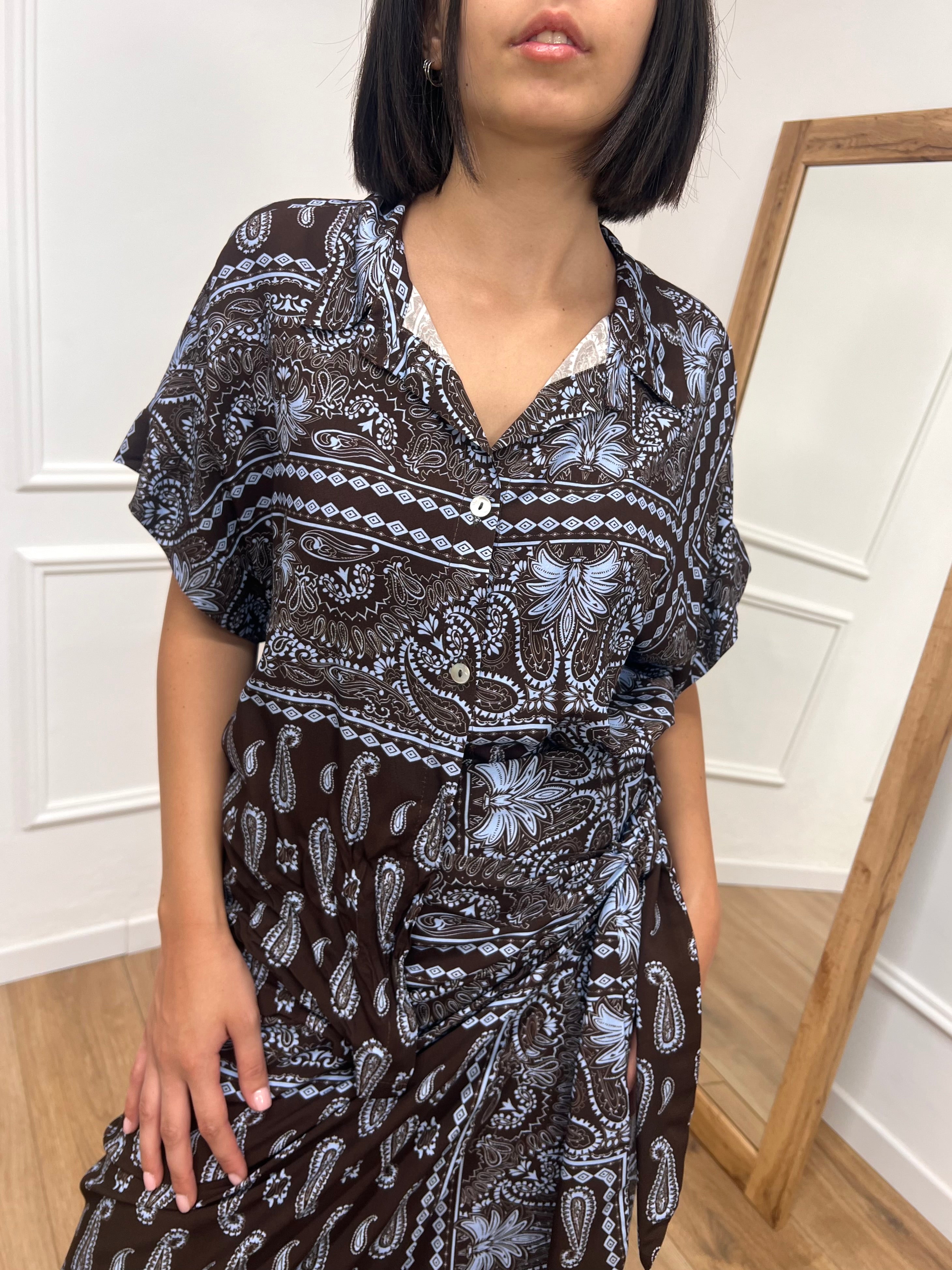 BLUSA BOTTONCINI FANTASIA BANDANA MORO SUSY MIX