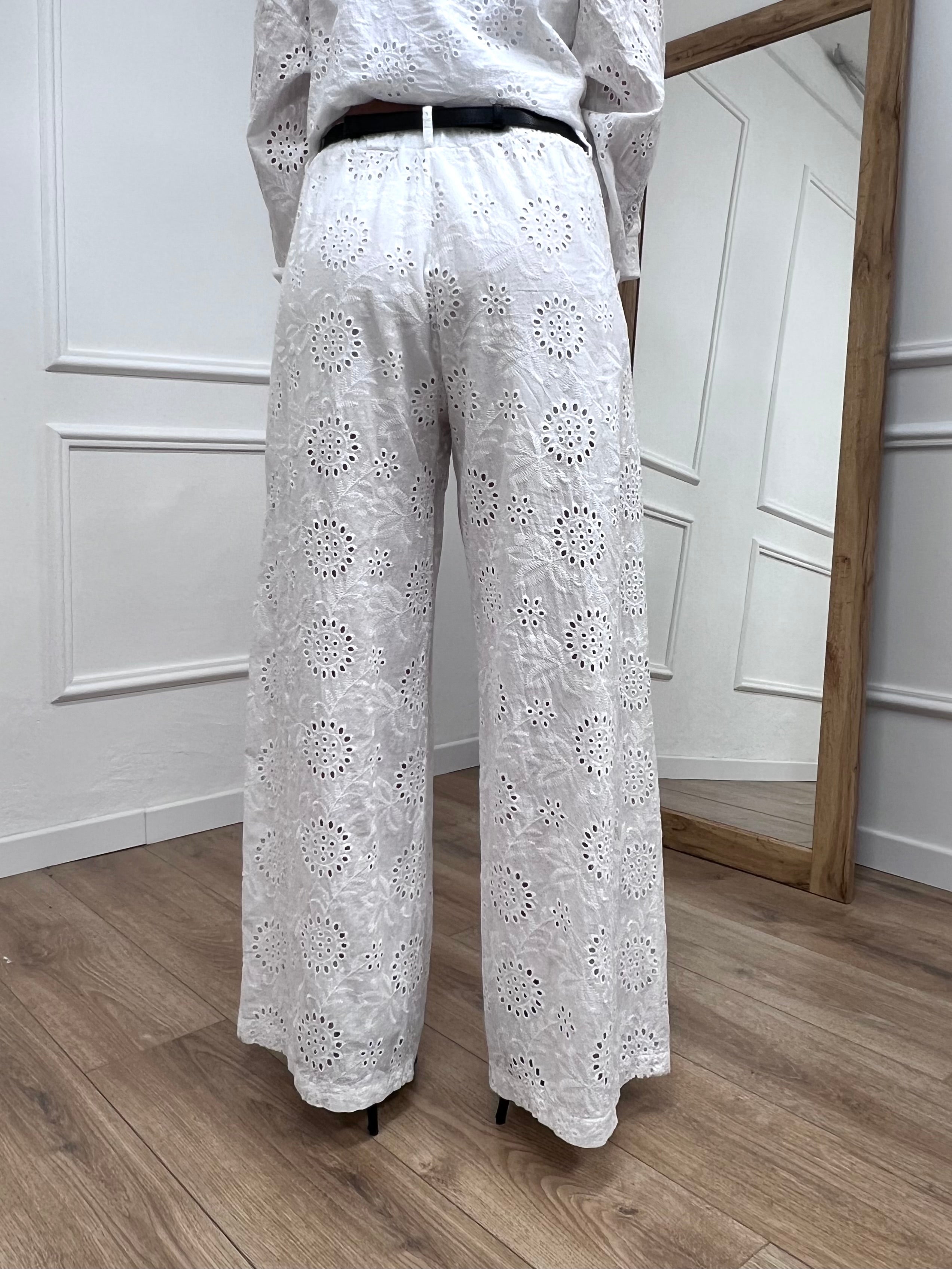 PANTALONE PALAZZO SANGALLO PATTY LATTE SUSY MIX