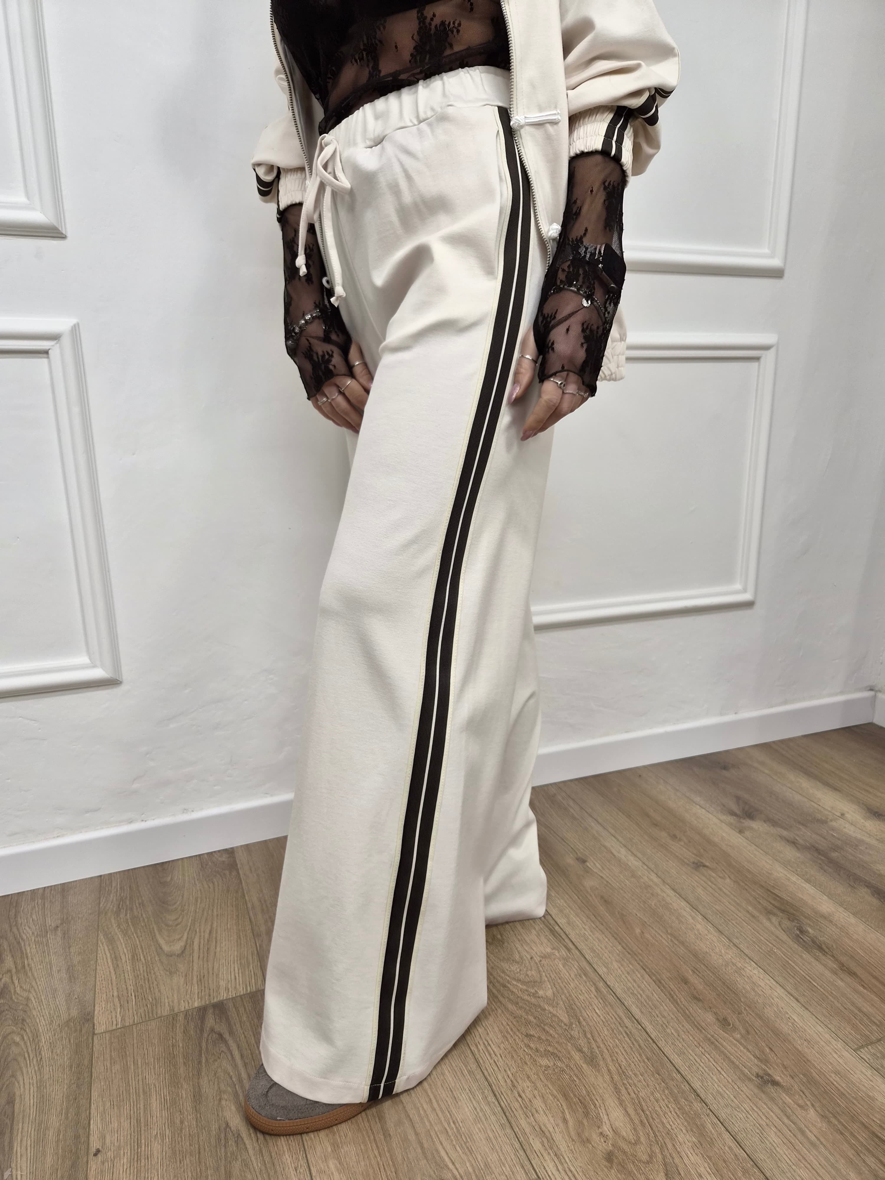 PANTALONE LACCIO BANDE AMALIA BURRO SUSY MIX