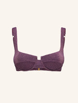 REGGISENO LUREX CON FERRETTO BORDEAUX ME FUI