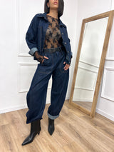 GIUBBINO DENIM SCATOLA BLU ZERO SUSY MIX