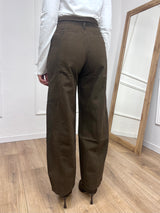 PANTALONE VITA ALTA CON FUSCIACCA AYLIN MORO