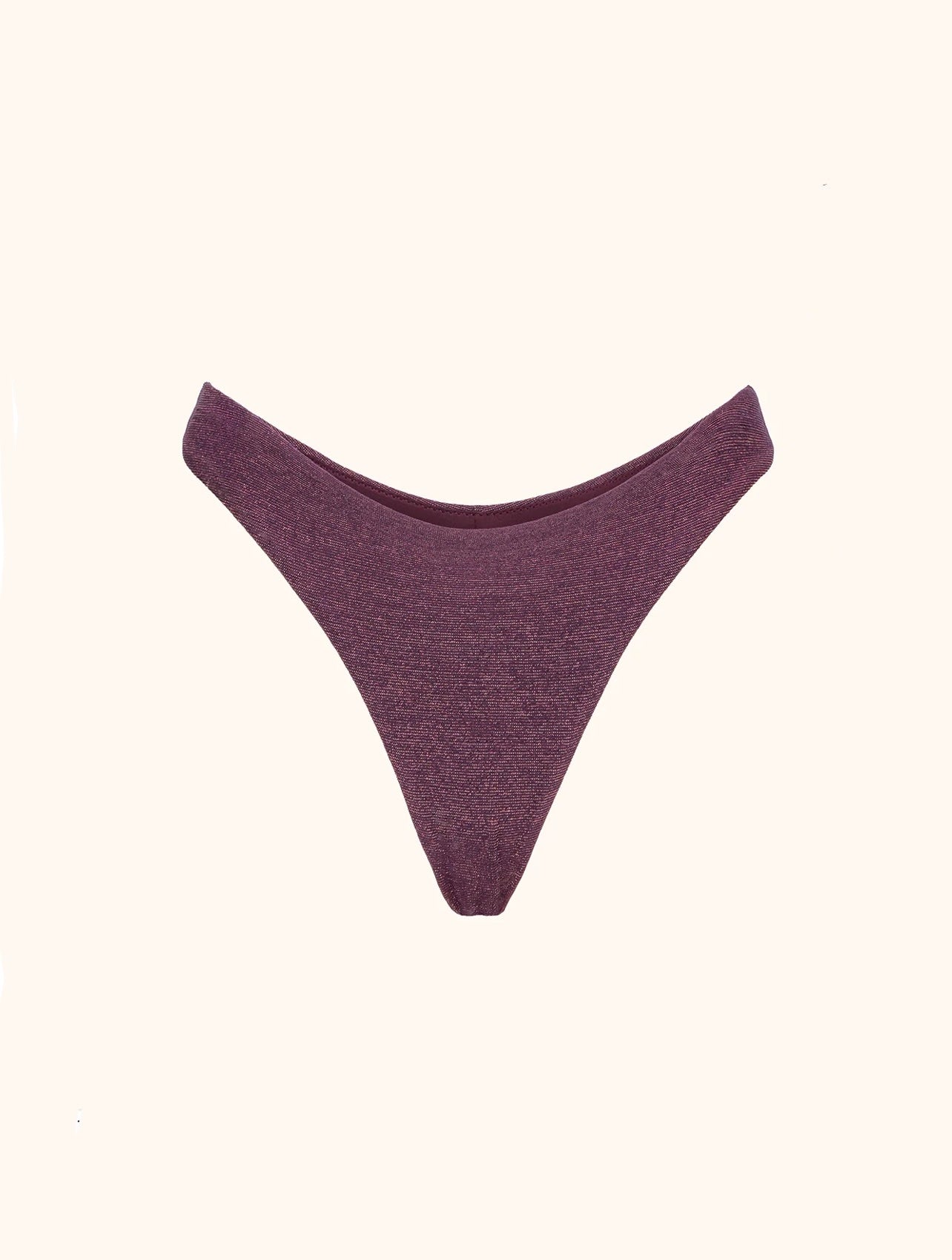 SLIP AMERICANO FISSO LUREX BORDEAUX ME FUI