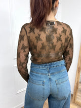 MAGLIA PIZZO MANICOTTI ROBERTA MORO SUSY MIX