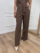 PANTALONE CREP PINCES VANIA MORO SUSY MIX