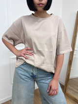 T-SHIRT M/C OVER BASIC NATALIA SABBIA SUSY MIX