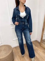 CAMICIA FIT DENIM ANDREIA BLU SUSY MIX