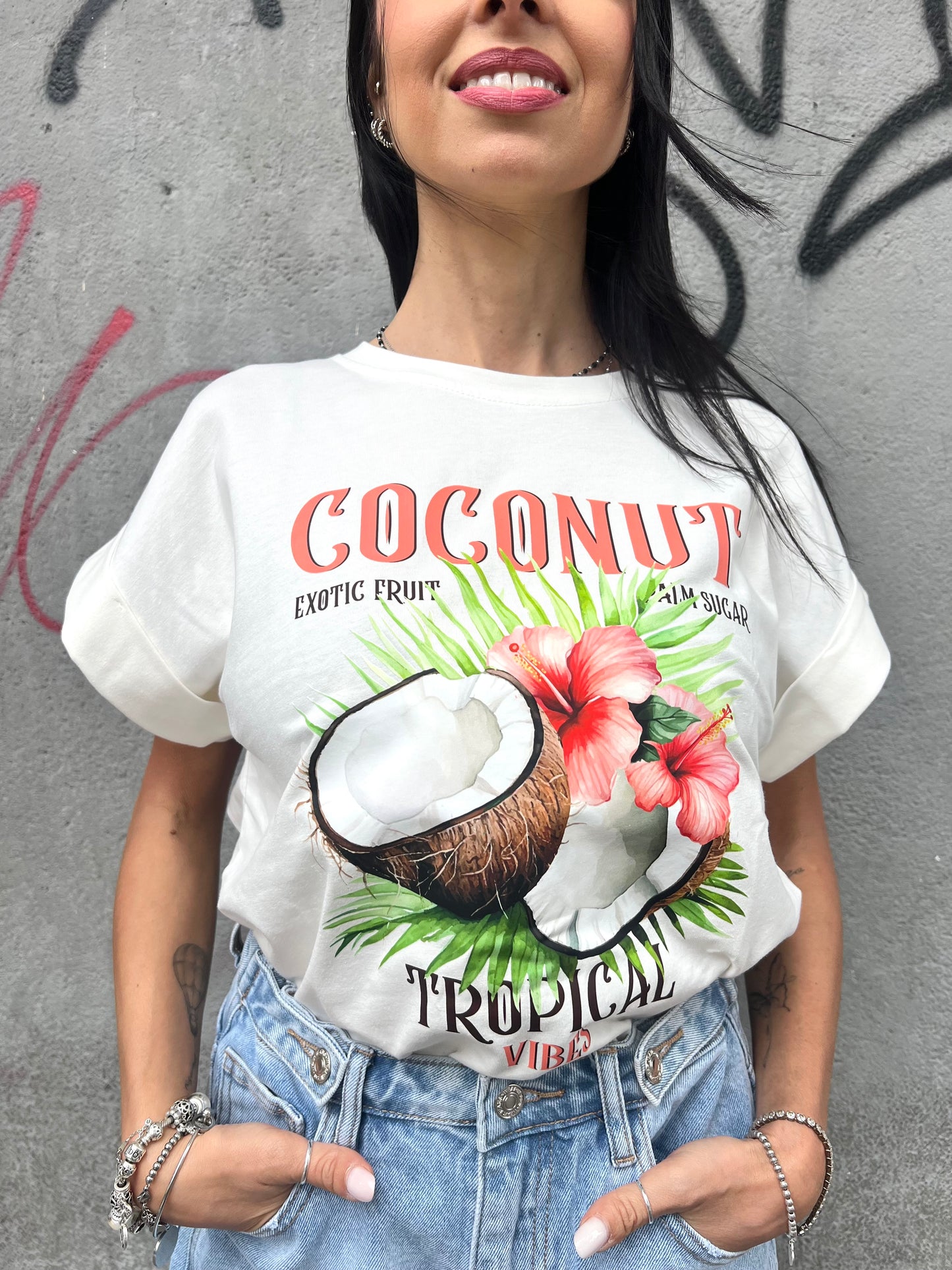 SUSY MIX T-SHIRT SCATOLA COCCO LATTE