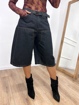 BERMUDA DENIM UTILITY GAIA DARK SUSY MIX