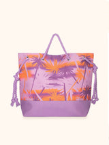BORSA MARE MANICI CORDA FANTASIA ARANCIO