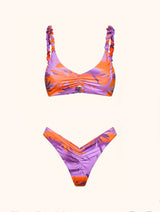 BIKINI TOP CON SLIP AMERICANO FISSO ARANCIO ME FUI