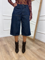 BERMUDA DENIM UTILITY GAIA BLU ZERO SUSY MIX