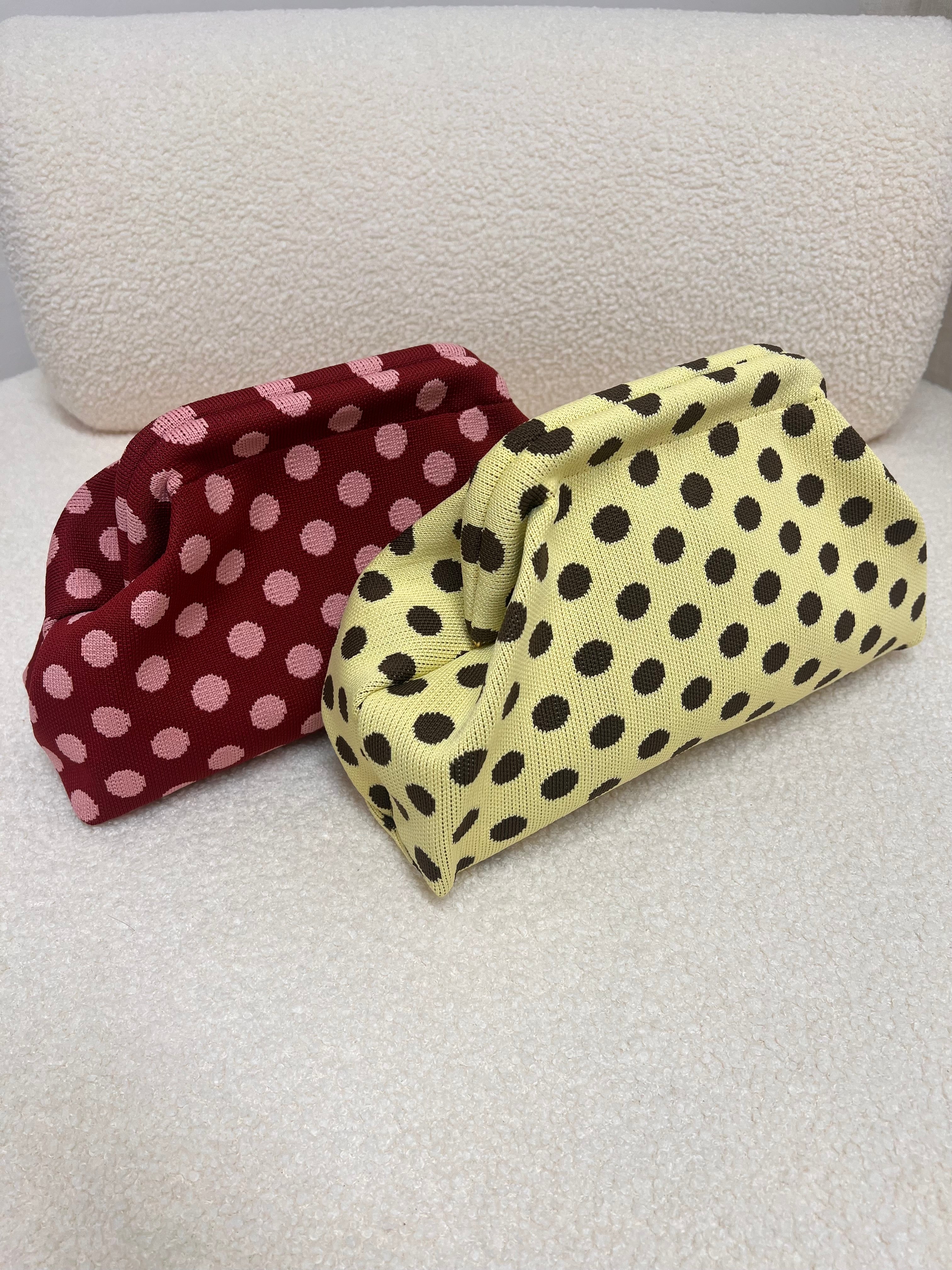 BORSA POUCH POIS GIALLO MORO MYNE
